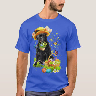 Happy Easter Pug Dog, Happy Easter Eggs, Easter Da T-Shirt