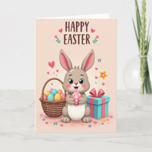 Happy Easter Rabbit Gift Card