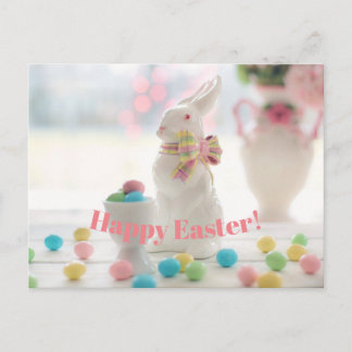 happy easter rabbit spring postcrossing postcard