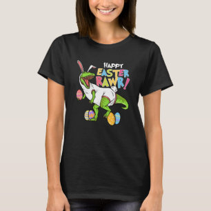 Happy Easter Rawr Bunny Egg Hunter Hunting Season T-Shirt