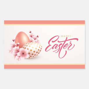Happy Easter  Rectangular Sticker