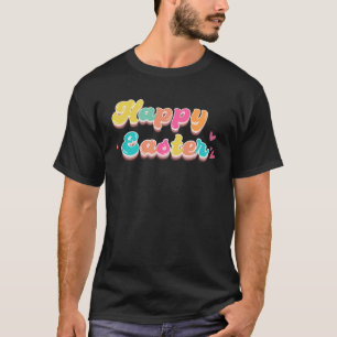 Happy Easter Retro Groovy Easter Day T-Shirt