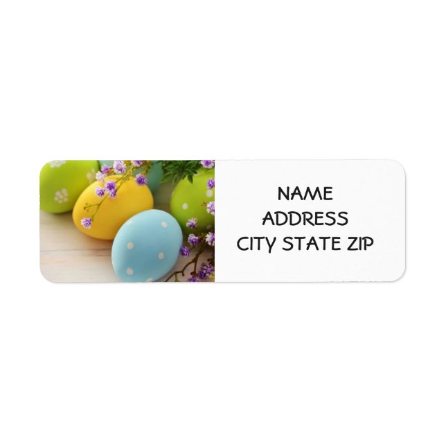 **HAPPY EASTER** RETURN ADDRESS LABEL (Front)