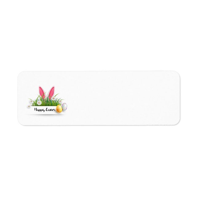 Happy Easter  Return Address Label (Front)