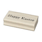 Happy easter rubber stamp