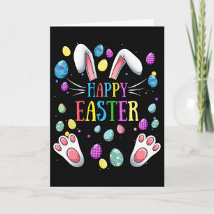 Happy Easter Sayings Bunny Gifts Egg Graphic Famil Card