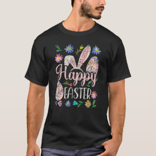 Happy Easter Sayings Egg Bunny 2 T-Shirt