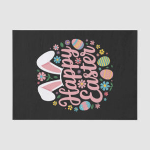 Happy Easter Sayings Egg Bunny Tissue Paper