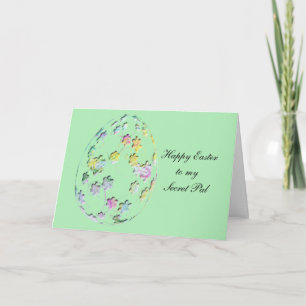 Happy Easter Secret Pal Holiday Card