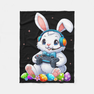 Happy Easter Shirts Bunny Egg Funny Boys Girls Kid Fleece Blanket