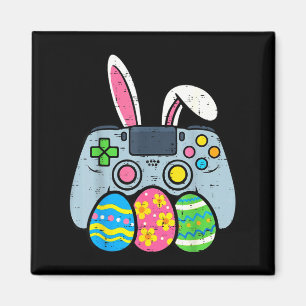 Happy Easter Shirts Gamer Bunny Eggs Video Game Magnet