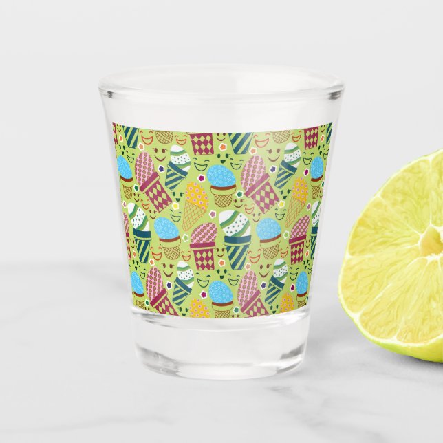 Happy Easter Shot Glass (Front)