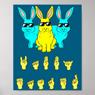 Happy Easter Sign Language Easter Egg Easter