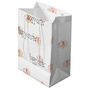 Happy Easter simple Medium Gift Bag