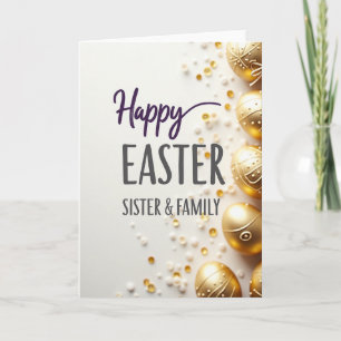 Happy Easter Sister Family Card