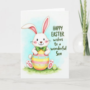 Happy Easter Son Greeting Card