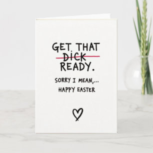 Happy Easter Sorry Card