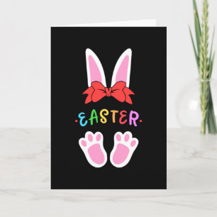 Happy Easter Spring Bunny Easter Egg Funny Gift Card