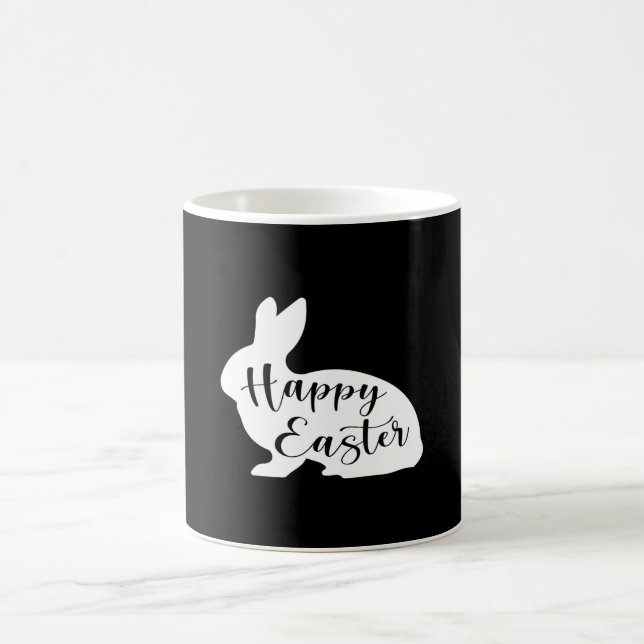 Happy Easter Spring Bunny Easter Egg Funny Gift Coffee Mug (Center)
