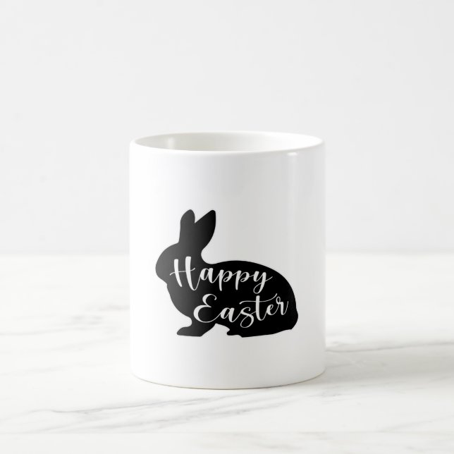 Happy Easter Spring Bunny Easter Funny Gift Idea Coffee Mug (Center)