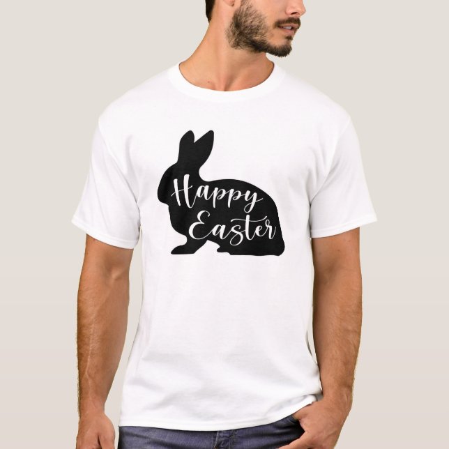 Happy Easter Spring Bunny Easter Funny Gift Idea T-Shirt (Front)