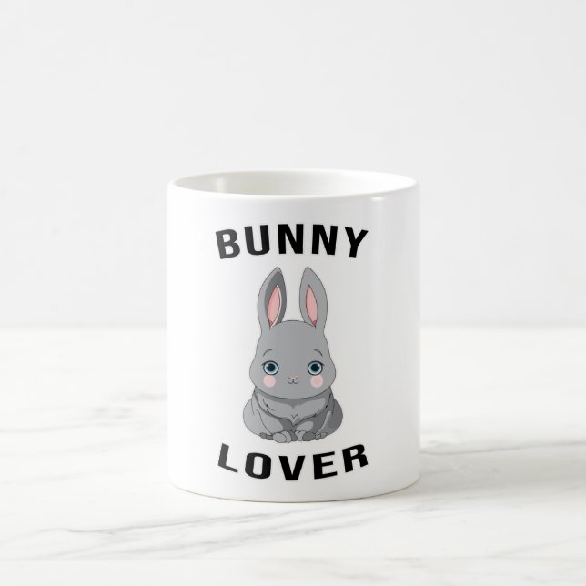 Happy Easter Spring Egg Cute Bunny Lover Gift Idea Coffee Mug (Center)