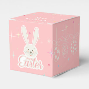 Happy Easter Spring Holiday cute bunny Eggs Hunt Favour Box