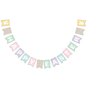 Happy Easter Sprint Pastel Colours Bunting