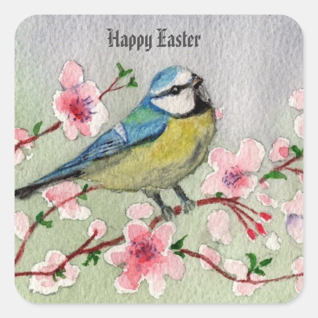 Happy Easter  Square Sticker (Front)