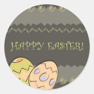 happy easter sticker