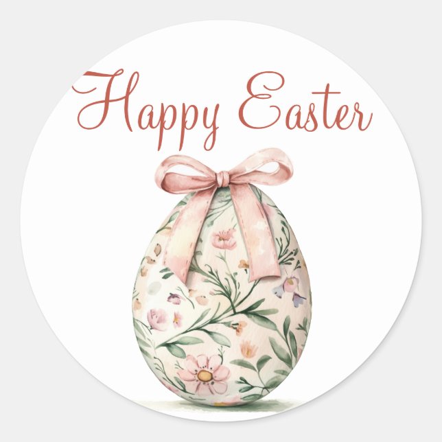 Happy Easter Sticker (Front)