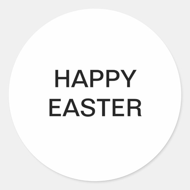 Happy Easter sticker for sale (Front)