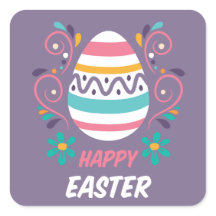Happy Easter Stickers