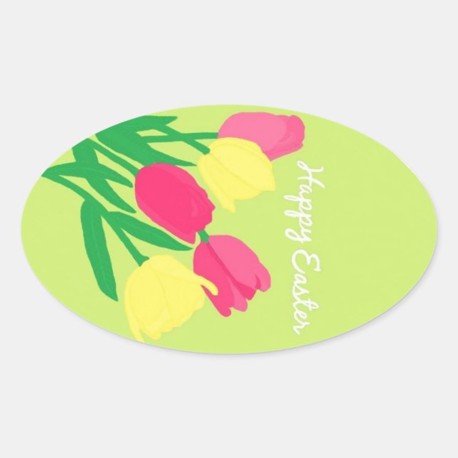 Happy Easter Stickers by KellyMDesigns (Front)