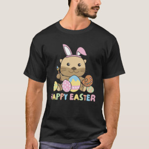Happy Easter Sweet Otter For Easter With Easter Eg T-Shirt