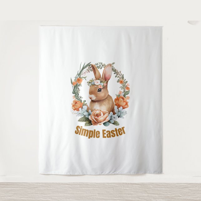 happy easter     tapestry (Front)