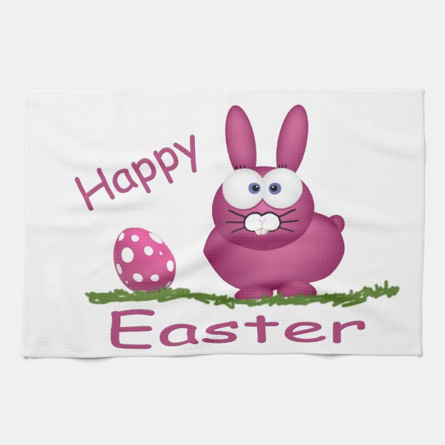 Happy Easter Tea Towel (Horizontal)