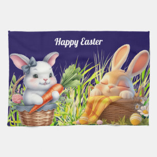 Happy Easter Tea Towel