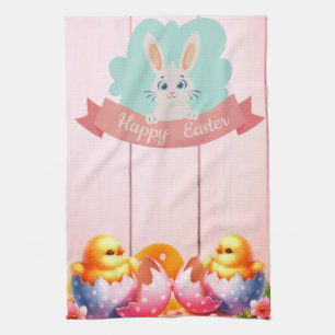 Happy Easter Tea Towel