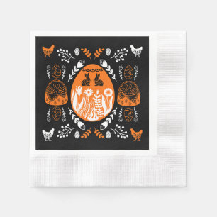 Happy Easter Time Holiday Gift Napkin