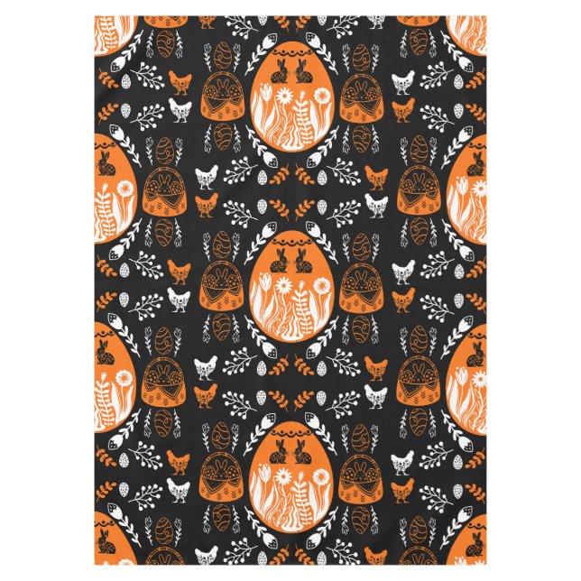 Happy Easter Time Holiday Gift Tablecloth (Front)