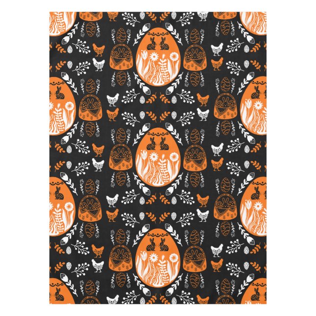 Happy Easter Time Holiday Gift Tablecloth (Front)
