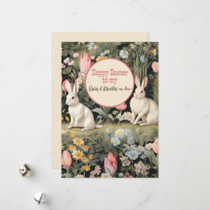 Happy Easter to Sister & Brother-in-law Holiday Card