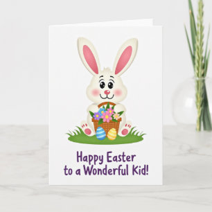 Happy Easter To Wonderful Kid Card