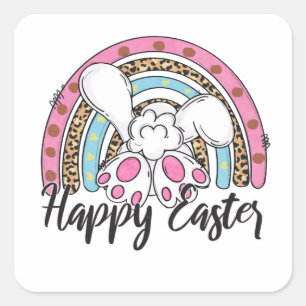 Happy Easter To You & Yours! Square Sticker