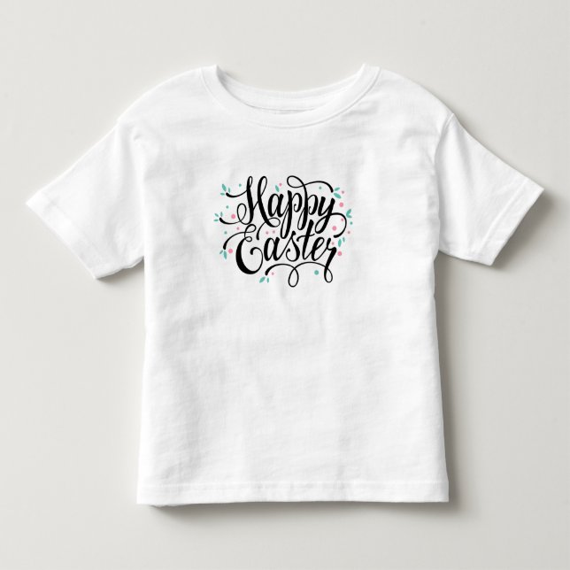 Happy Easter Toddler T-Shirt (Front)