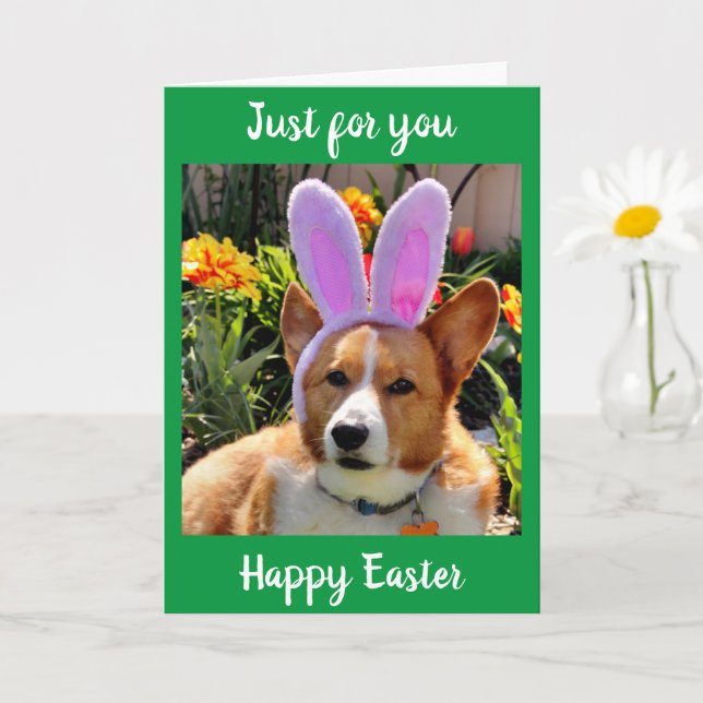 **HAPPY EASTER** TOOK MY EARS OUT FOR "YOU" CARD (Small Plant)