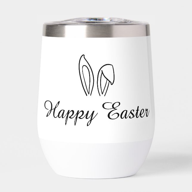 Happy Easter Travel Water Bottle (Front)