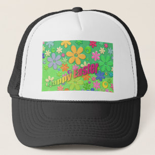 happy easter trucker hat