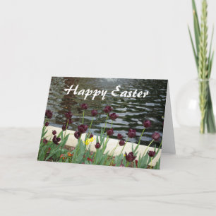 Happy Easter Tulips Card